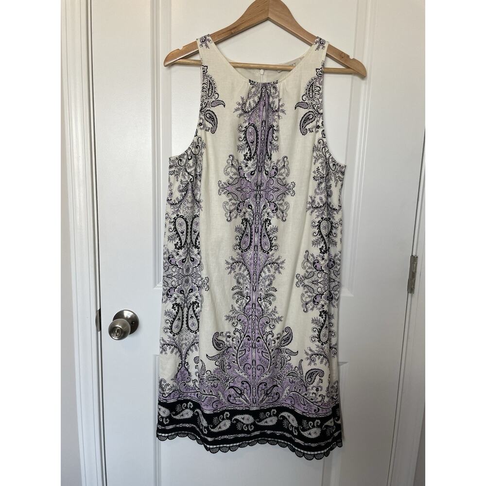 Loft Sleeveless Shift Dress Size 8Tall